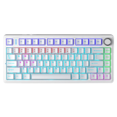 Aula F75 keycap KRGD Blue USB EN/UA White (6948391202839)