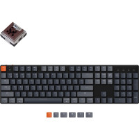 Keychron K5SE 104 Key Optical Brown White Led Hot-Swap WL UA Black (K5SED3_KEYCHRON)