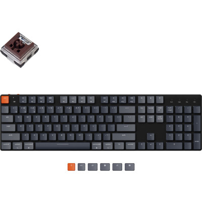 Keychron K5SE 104 Key Optical Brown White Led Hot-Swap WL UA Black (K5SED3_KEYCHRON)