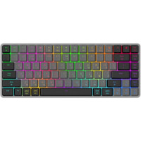 GamePro MK230R Red Swich Low Profile RGB Wireless/Bluetooth/USB Dark Gray
