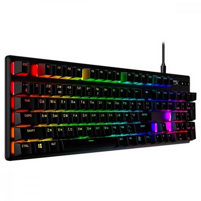 HyperX Alloy Origins PBT HX Aqua USB Black (639N5AA)