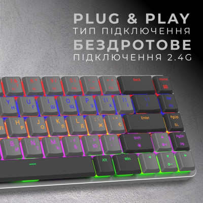 GamePro MK122R Red Switch Low Profile Dark Gray GamePro MK122R Red Switch Low Profile Dark Gray
