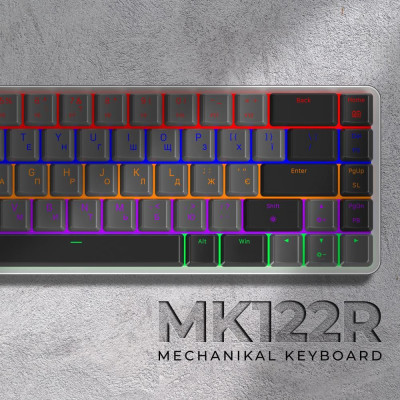 GamePro MK122R Red Switch Low Profile Dark Gray GamePro MK122R Red Switch Low Profile Dark Gray