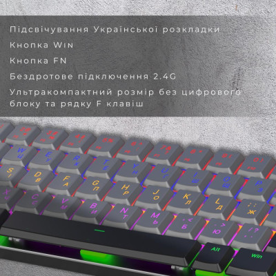 GamePro MK122R Red Switch Low Profile Dark Gray GamePro MK122R Red Switch Low Profile Dark Gray
