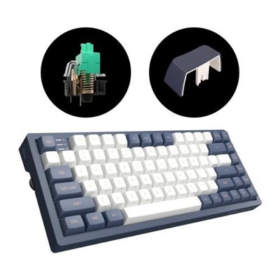 Dark Project KD83A PBT Mech. g3ms Sapphire Blue/White (KB-GSH-871-500004)