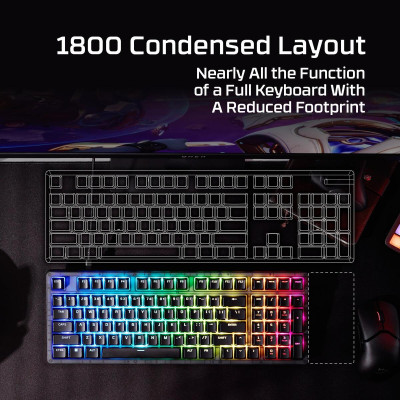 HyperX Origins 2 1800 HX Red USB Black (B4QS4AA)