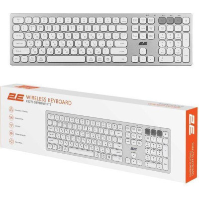 2E KS270 Silver/White (2E-KS270WBWH_UA)