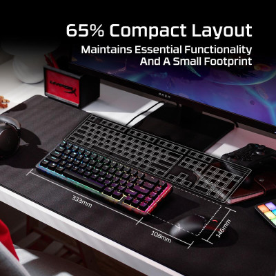 HyperX Origins 2 65 HX Red USB Black (B4QS3AA)