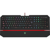 Defender Dominant GK-092L RGB USB Black (45092)