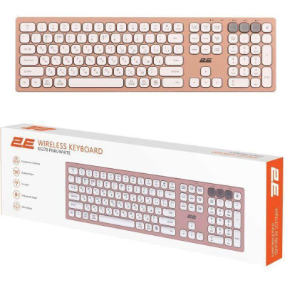 2E KS270 Pink/White (2E-KS270WBPN_UA)