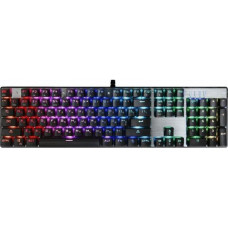 Motospeed CK104 USB Outemu Blue, RGB ENG, UKR, RUS Silver (mtck104cmb)