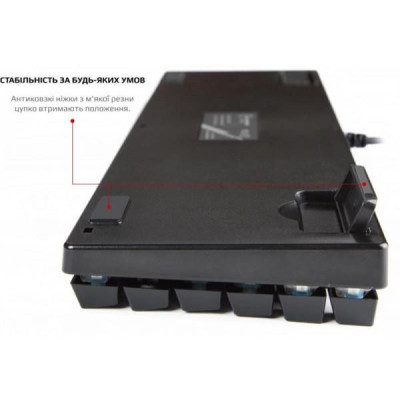 Motospeed CK104 USB Outemu Blue, RGB ENG, UKR, RUS Silver (mtck104cmb)