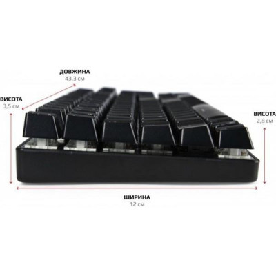 Motospeed CK104 USB Outemu Blue, RGB ENG, UKR, RUS Silver (mtck104cmb)