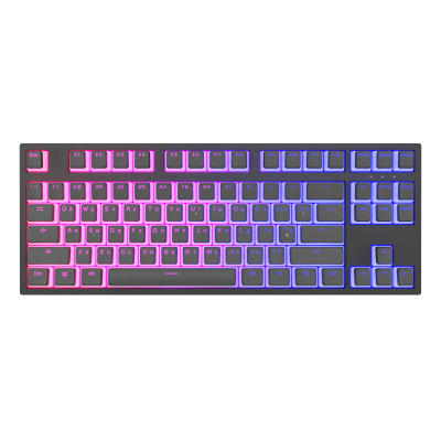 Dark Project KD87A PBT Mechanical Gateron Cap Teal Black (DP-KD-87A-007700-GTC)