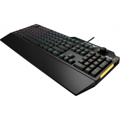 ASUS TUF Gaming K1 USB Black Ru (90MP01X0-BKRA00)