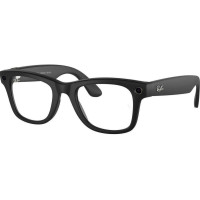 Ray-Ban Meta Wayfarer Gen 2 Standard Matte Black Frame / Clear Lenses (RW4012 601SSB 50-22)