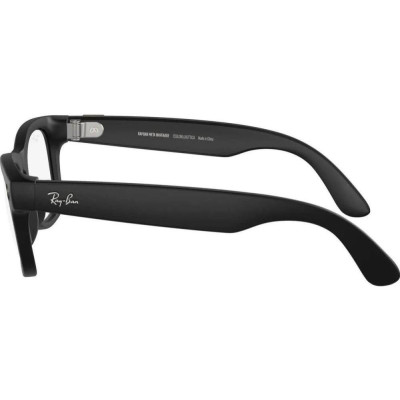 Ray-Ban Meta Wayfarer Gen 2 Standard Matte Black Frame / Clear Lenses (RW4012 601SSB 50-22)