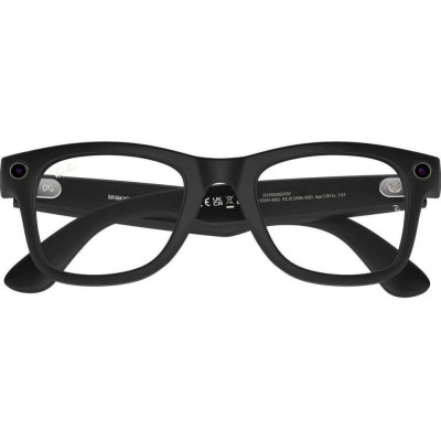 Ray-Ban Meta Wayfarer Gen 2 Standard Matte Black Frame / Clear Lenses (RW4012 601SSB 50-22)