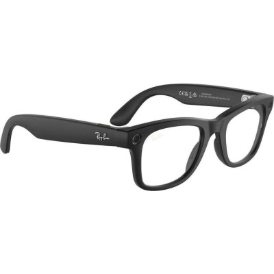 Ray-Ban Meta Wayfarer Gen 2 Standard Matte Black Frame / Clear Lenses (RW4012 601SSB 50-22)
