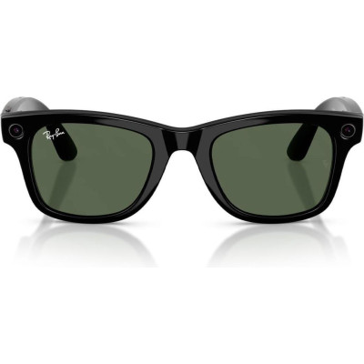 Ray-Ban Meta Wayfarer Gen 2 Large Shiny Black Frame / G-15 Green Lenses (RW4012 601/71 53-22)