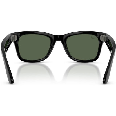 Ray-Ban Meta Wayfarer Gen 2 Large Shiny Black Frame / G-15 Green Lenses (RW4012 601/71 53-22)