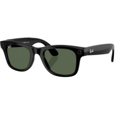 Ray-Ban Meta Wayfarer Gen 2 Shiny Black Frame / G-15 Green Lenses (RW4012 601/71 50-22)