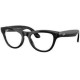 Ray-Ban Meta Skyler Gen 2 St. Shiny Black Frame/Clear to Amethyst Transitions Lenses (RW4014 601/CH 52-20)