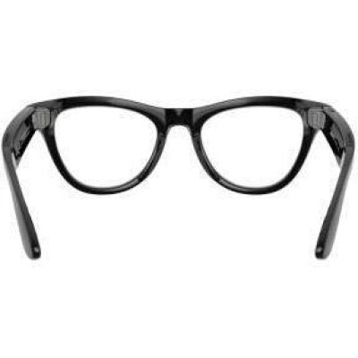Ray-Ban Meta Skyler Gen 2 St. Shiny Black Frame/Clear to Amethyst Transitions Lenses (RW4014 601/CH 52-20)