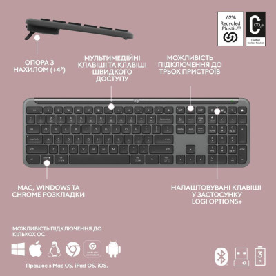 Logitech Signature Slim Combo MK950 Graphite (920-012490)