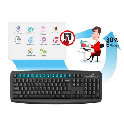Genius Smart KM-8100 Black Ukr (31340004410)