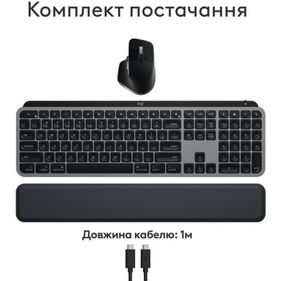 Logitech MX Keys S Combo for Mac Space Gray (920-012845)