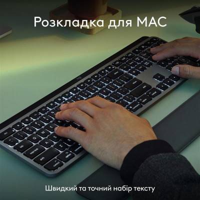 Logitech MX Keys S Combo for Mac Space Gray (920-012845)