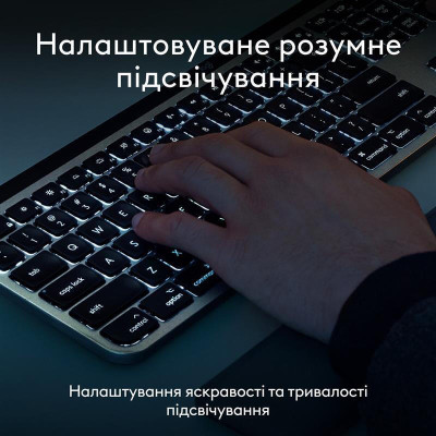 Logitech MX Keys S Combo for Mac Space Gray (920-012845)