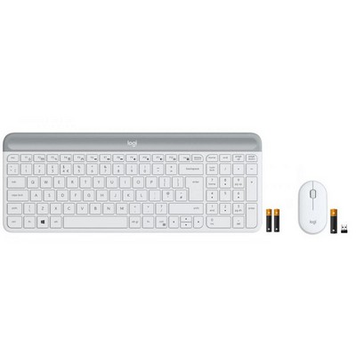 Logitech MK470 Wireless Slim UA Off-White (920-009205)