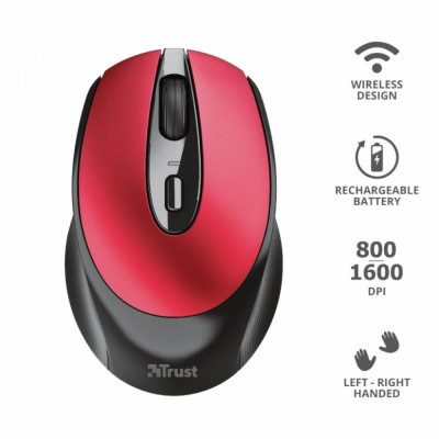 Trust Zaya Rechargeable WL Red (24019)