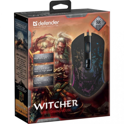 Defender Witcher GM-990 RGB Black (52990)