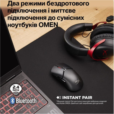 HyperX Pulsefire Saga Pro Black (A2PB2AA)