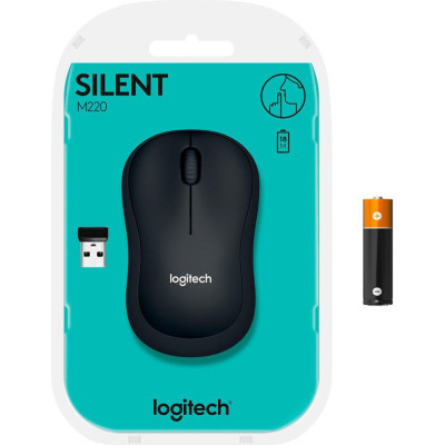 Logitech M220 Silent Dark Gray (910-004878, 910-004895)