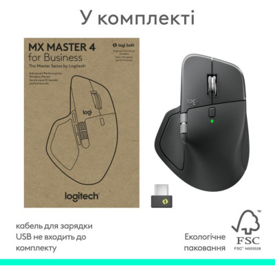 Logitech MX Master 4 for Business Graphite (910-007617)