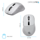 OFFICEPRO M398G Silent Click Wireless Gray