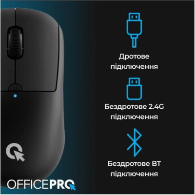 OfficePro M307B Silent Wireless Black (M307B)