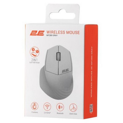 2E MF280 Silent WL BT Gray (2E-MF280WGR)