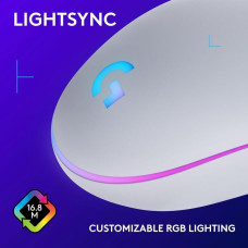 Logitech G203 Gaming Lightsync RGB White (910-005797)