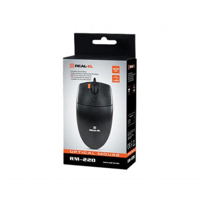 REAL-EL RM-220 Black USB (EL123200026)