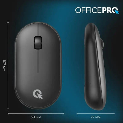 OfficePro M185B Silent Click Black (M185B)