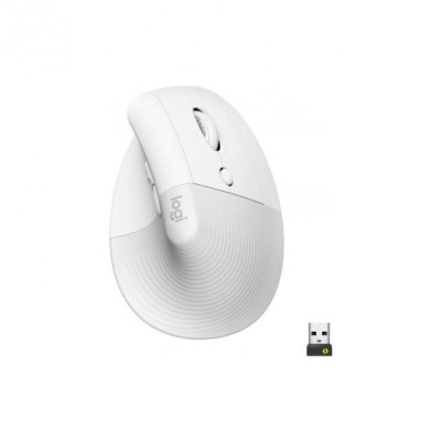 Logitech Lift Vertical Ergonomic Mouse Off-White (910-006475)