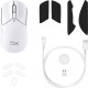 HyperX Pulsefire Haste 2 Mini Wireless White (7D389AA)