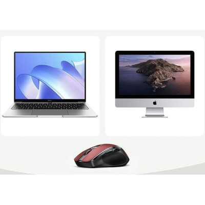 UGREEN MU006 Ergonomic Red (25752)