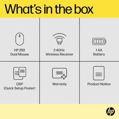 HP 250 Dual Mode Black (6V2J7AA)
