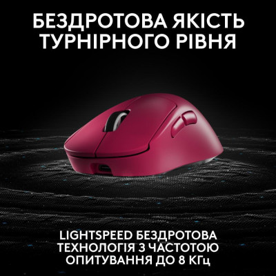 Logitech Pro X Superlight 2 Dex Pink (910-007371, 910-007373)